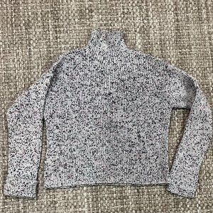 Jcrew chunky speckled turtleneck sweater